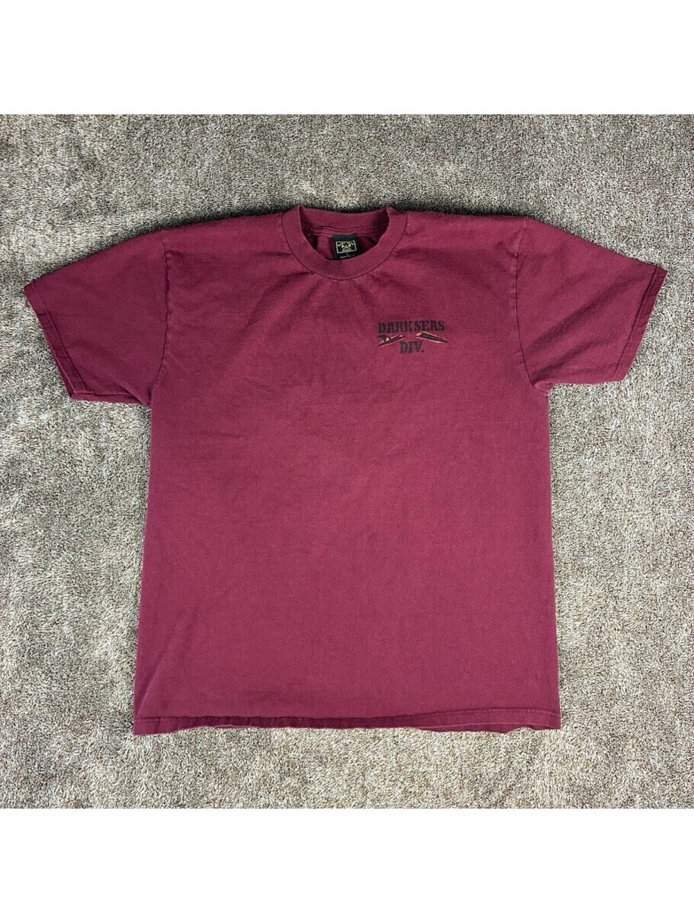Dark Seas Division T-shirt Mens Size Large Maroon